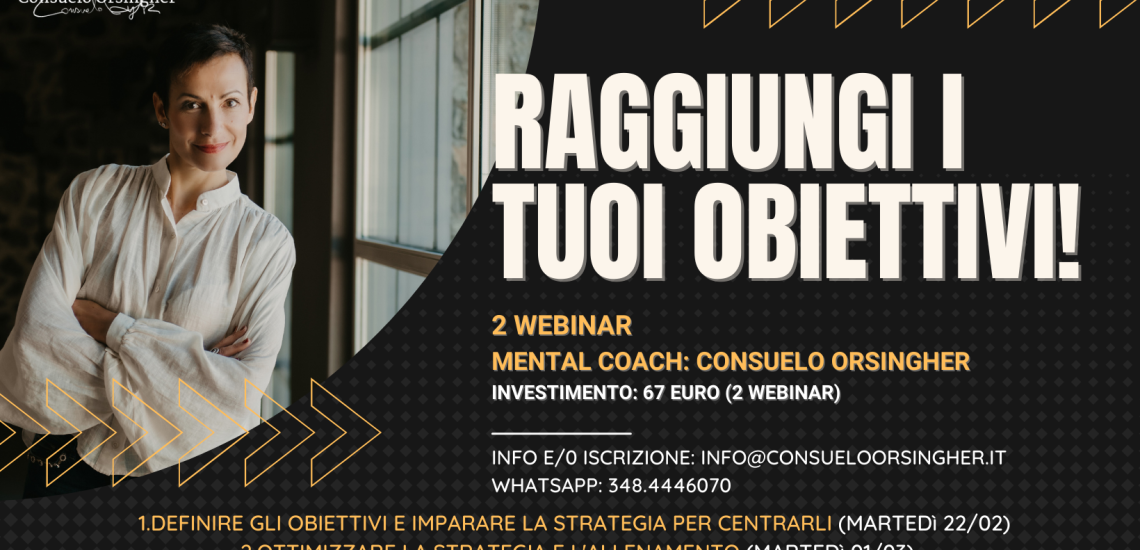 OBIETTIVI EVENTO